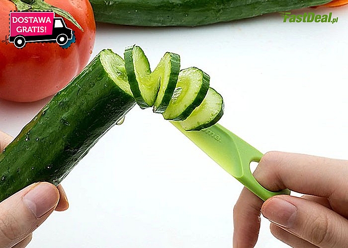 Ręczna spirala do krojenia warzyw , dzięki niej Twoje potrawy będą wyglądały elegancko oraz apetycznie