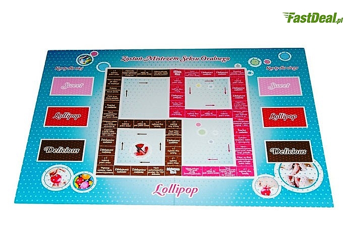 Gra planszowa Lollipop - mistrz sexu oralnego. Poznaj tajniki miłości francuskiej!