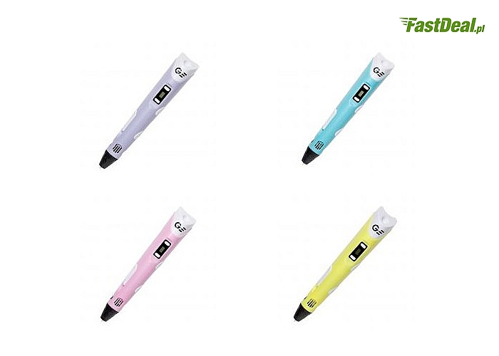 Niezwykłe długopisy 3D! Garett Pen! W magiczny sposób zmienia rysowanie w druk 3D! 3 modele do wyboru! Różne kolory!