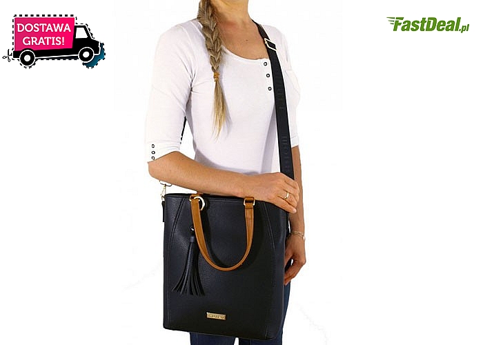 Piękna i praktyczna torebka marki MONNARI .Model idealny do stylizacji, miejskiej,biurowej czy sportowej