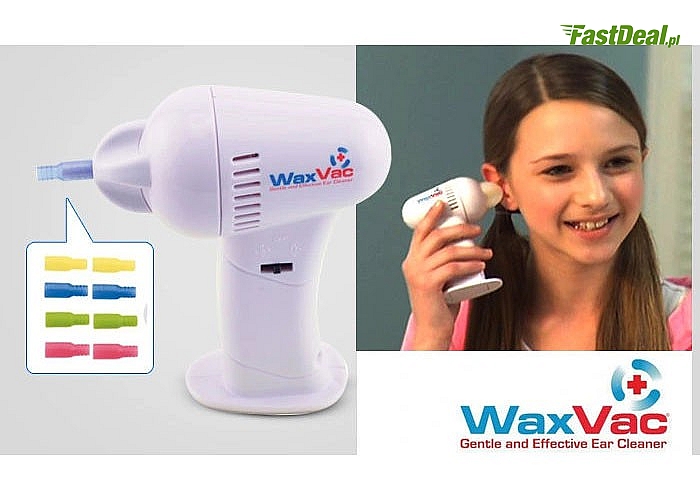 Urządzenie WaxVac to bezpieczny i skuteczny sposób oczyszczania i suszenia uszu