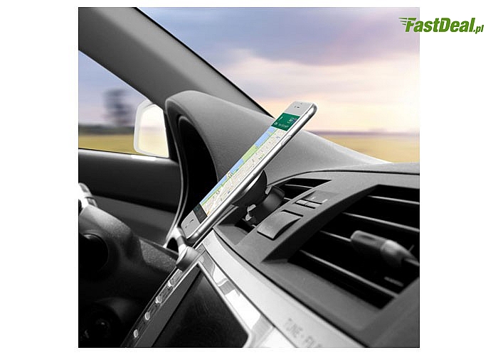 Nowoczesny i stabilny uchwyt magnetyczny do auta! Podróżuj komfortowo i ciesz się swoim telefonem!