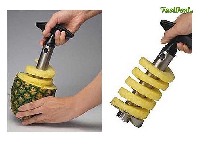 Nóż do ananasa, Drylownica i wykrawacz , wszystkie możliwości w jednym urządzeniu