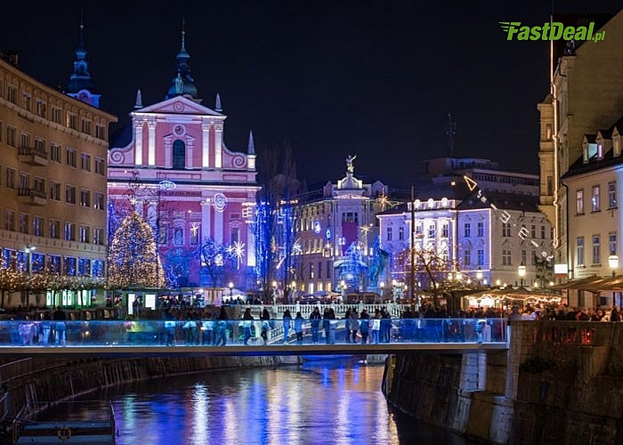 Zapraszamy do Lublany czekają pięknie oświetlone miasto, liczne imprezy na ulicach, koncerty oraz świąteczny kiermasz
