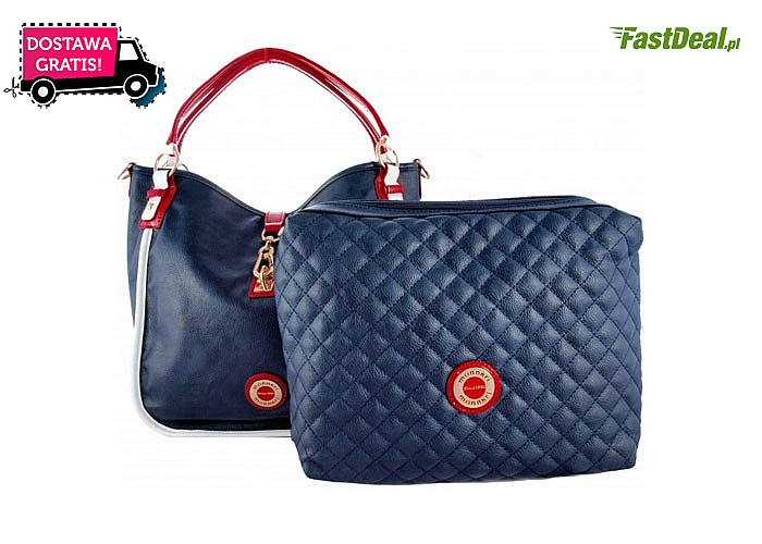 Absolutny HIT 2 torebki w cenie 1!!!!  W zestawie torebka typu Shopper oraz mniejsza pikowana w stylu Chanel