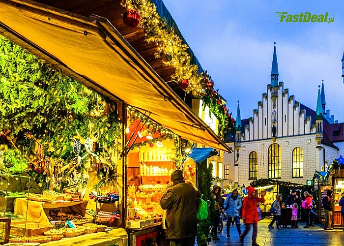 Czeka na Ciebie niezapomniany klimat jarmarku świątecznego w Monachium!Przejazd, zwiedzanie i opieka w pakiecie.