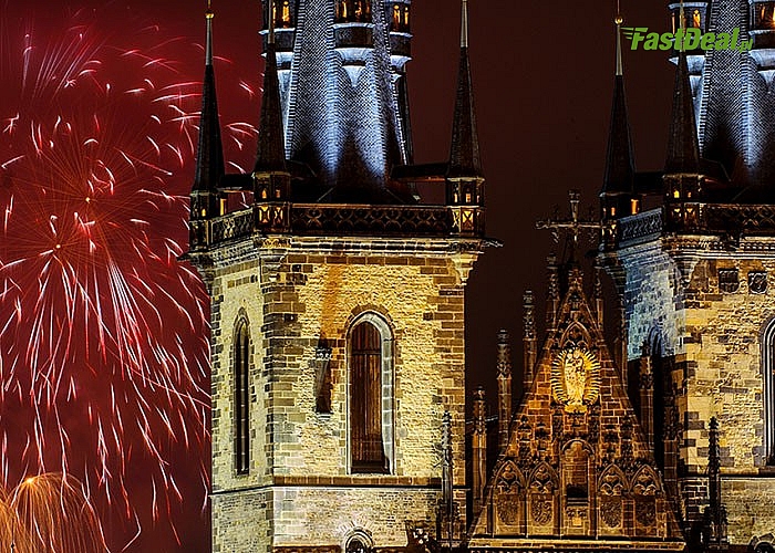 Przywitaj Nowy Rok w niezwykłej atmosferze w stolicy Czech. Przejazd, zwiedzanie i opieka w pakiecie.