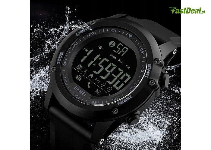 Oryginalny zegarek firmy SKMEI- idealny smartwatch bluetooth dla każdego,