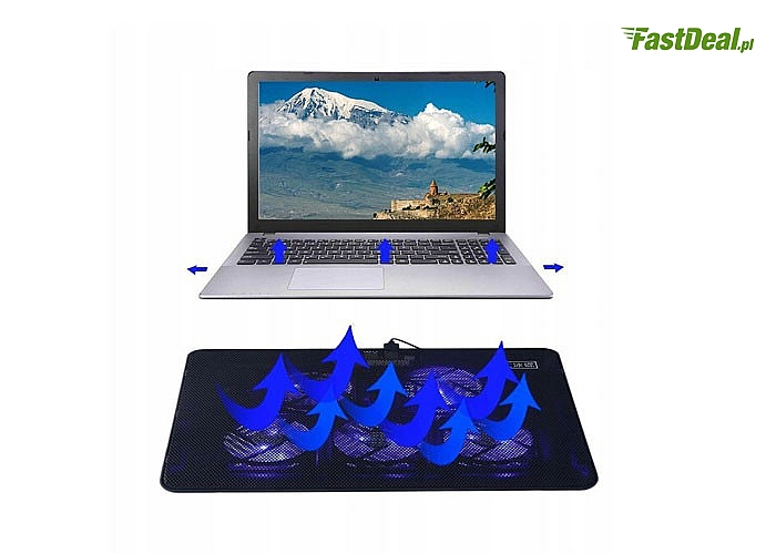 Podstawka pod laptopa to przede wszystkim nowoczesny wygląd, stabilna konstrukcja oraz wydajny system wentylatorów
