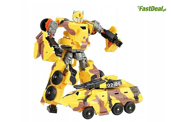Transformers 2w1, zapewni dziecku świetną zabawę, rozwinie wyobraźnię oraz udoskonali  zdolności manualne
