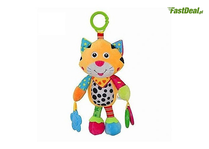 Pluszowa zabawka pobudzi wyobraźnię dziecka i jego zmysły, zainteresuje je wspaniałą zabawą, która pomoże mu w rozwoju
