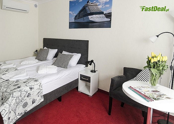 Prestiżowy nadmorski hotel Grand Kapitan, morze i piaszczysta plaża w urokliwym Ustroniu Morskim