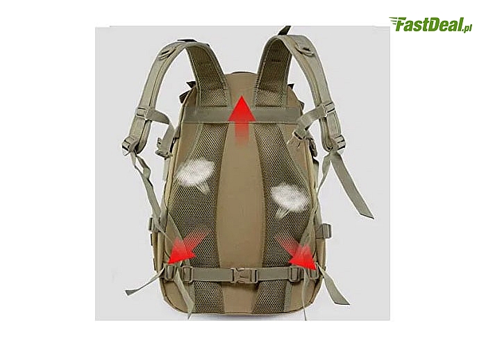 Praktyczny plecak taktyczny z materiału wodoodpornego idealny na każdą wyprawę