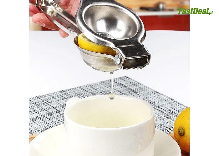 Za sprawą ręcznego wyciskacza do cytryn w szybki i prosty sposób uzyskasz świeży sok pełen witamin