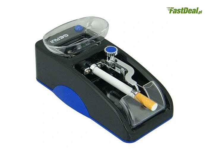 Elektryczna maszynka do tytoniu to przenośne  i lekkie urządzenie do zwijania własnych papierosów