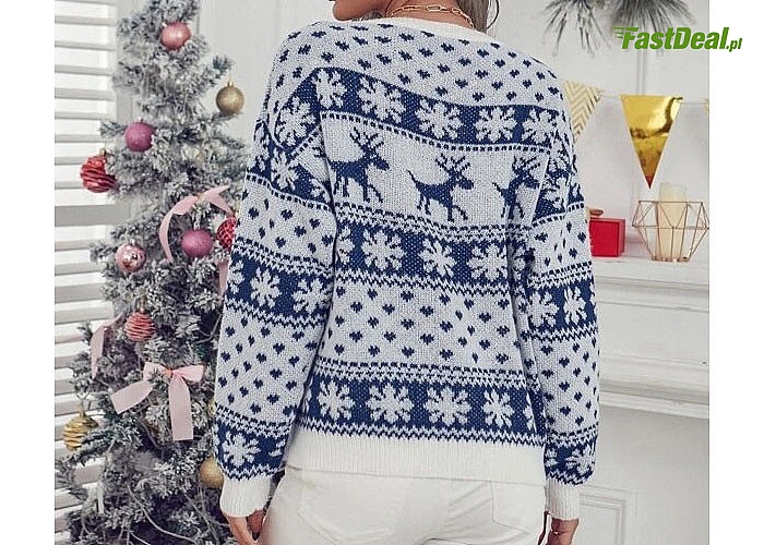 Świąteczny sweter, który zapewni najwyższy poziom komfortu podczas celebrowania wyjątkowych chwil