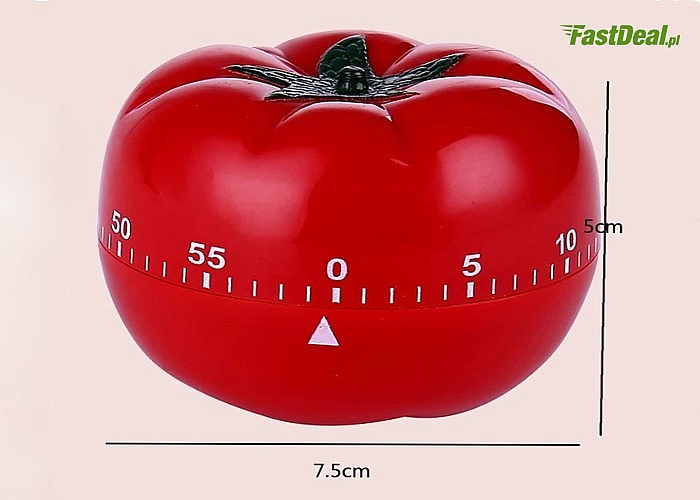 Unikatowy minutnik w kształcie pomidora nada charakteru każdej kuchni!