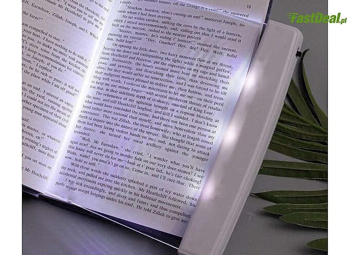Czytaj nawet w nocy! Unikatowa zakładka do książek z wbudowaną lampką LED.