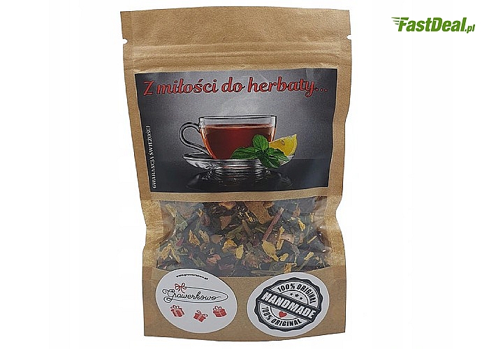 Aromatyczne połączenie czarnej, liściastej herbaty z korzenno- owocowym smakiem