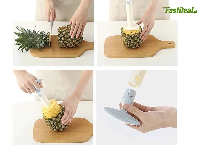 Super wynalazek dla każdego amatora ananasów! Plastikowy wykrawacz!