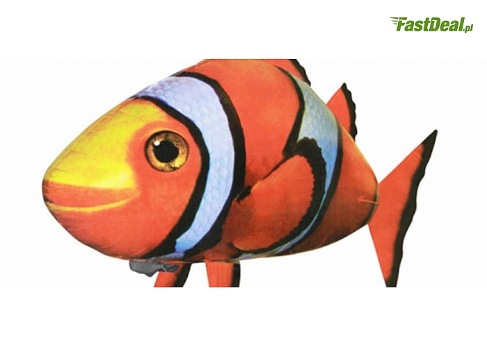 47 zł zamiast 140 zł za ZDALNIE STEROWANĄ, LATAJĄCĄ RYBĘ NEMO lub REKINA – IDEALNA NA PREZENT!