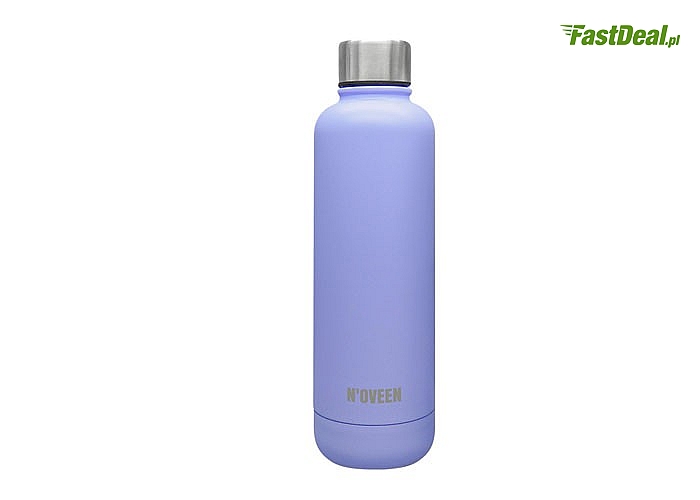 Butelka termiczna 500 ml TB413 Light Purple Mat idealnie nadaje się do transportu ciepłych jak i zimnych napojów