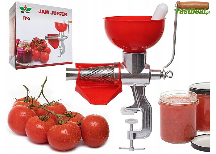 Wyciskarka do soków! Przygotuj idealne przeciery pomidorowe we własnym domu!