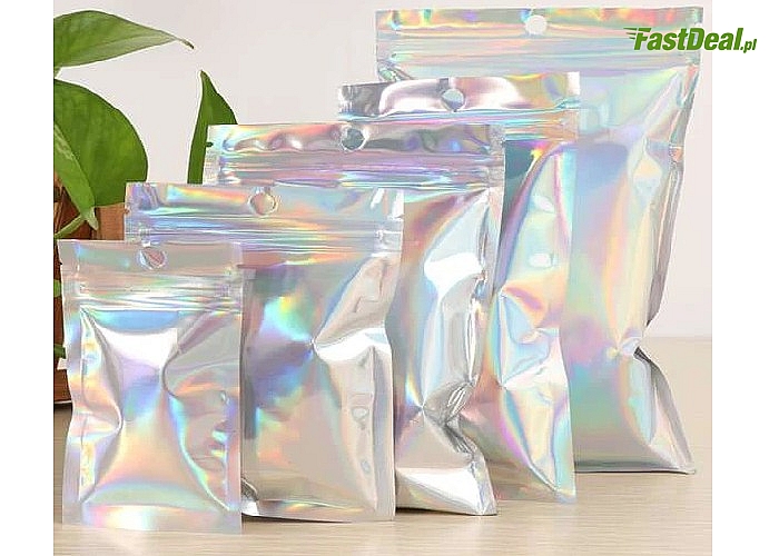 Estetycznie zapakowane produkty spożywcze! Holograficzne torebki strunowe.