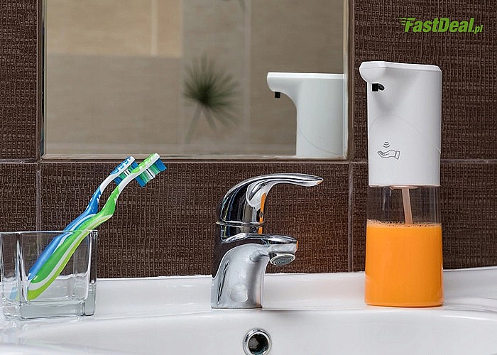 Bezdotykowy dozownik do mydła lub płynu do dezynfekcji! Higieniczne urządzenie niezbędne w Twoim domu lub miejscu pracy!