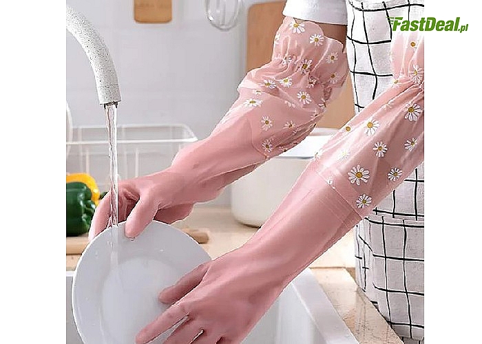 Ochroń dłonie przed detergentami! Rękawiczki do mycia naczyń i sprzątania!