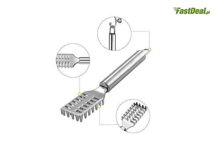 Poręczna skrobaczka do ryb błyskawicznie rozprawi się z usuwaniem łusek