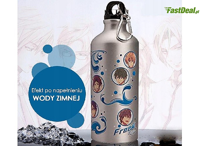 Butelka na napoje zmieniająca kolor! Świetny prezent dla dziecka, nastolatka i fana anime!