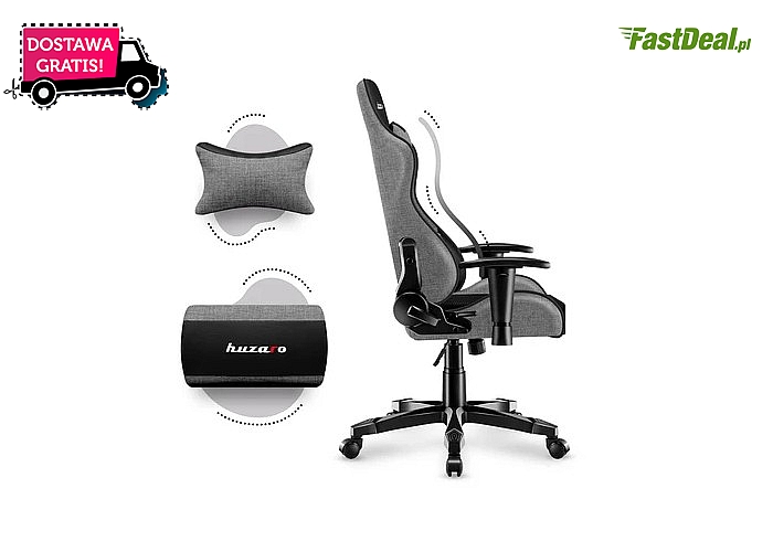 Nowoczesny i i ergonomiczny gamingowy fotel, którego wygląd zachwyci każdego młodego fana gier