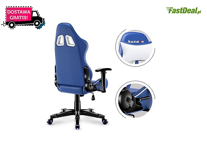 Nowoczesny i i ergonomiczny gamingowy fotel, którego wygląd zachwyci każdego młodego fana gier