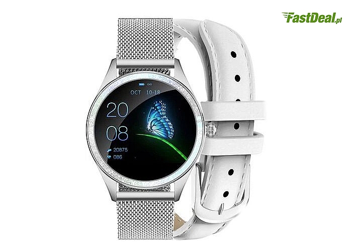 Damski smartwatch G. Rossi z dodatkowym paskiem! 5 kolorów do wyboru