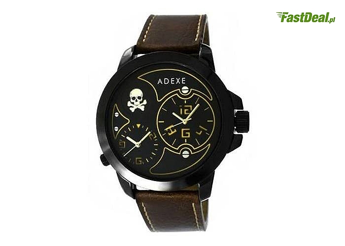Zegarek Adexe to męski czasomierz, idealny zarówno do eleganckiego ubioru, jak i do noszenia na co dzień