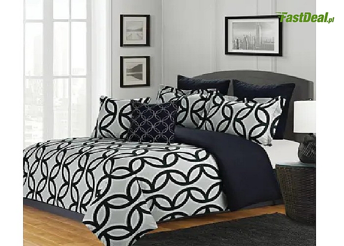 Idealna na duże łóżko- komplet pościeli bawełnianej 200x 220 w 6 wzorach do wyboru.