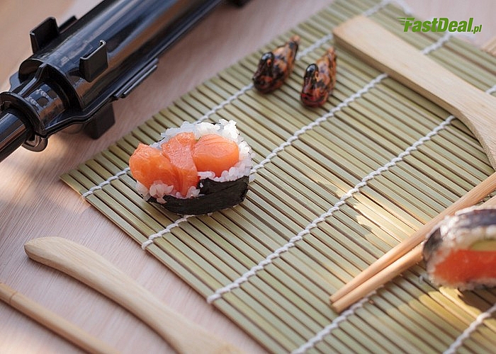 Zestaw do robienia sushi! Rolka, mata i wiele innych akcesoriów!