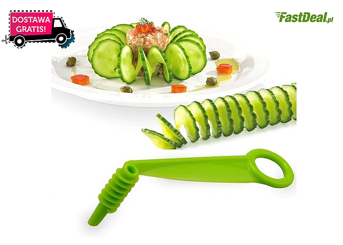 Wyczaruj niesamowite i kreatywne dania! Spirala do warzyw, która pomoże w przygotowaniu ciekawych wzorów!