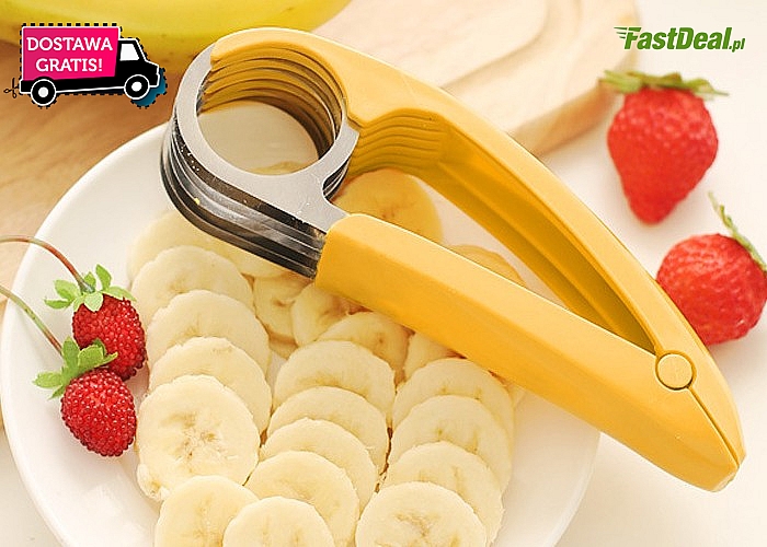 Szybsze krojenie żywności! Okrągły nożyk z kilkoma ostrzami idealny do bananów, parówek itp.