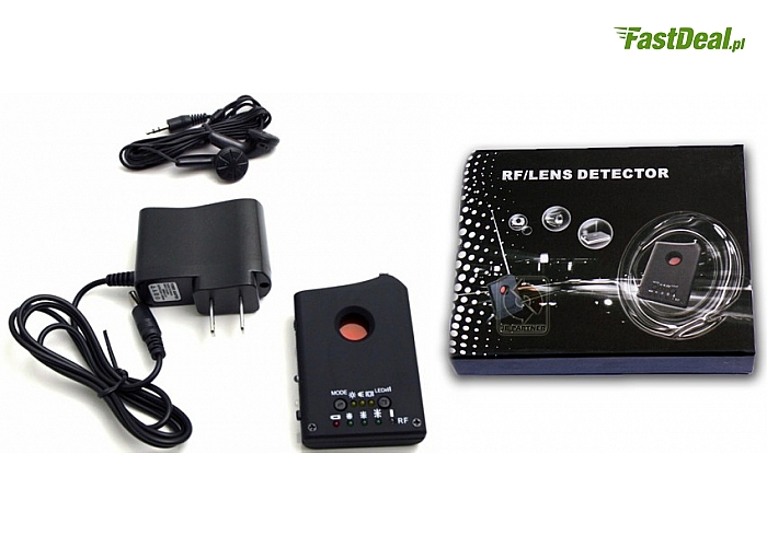 Uniwersalny detektor podsłuchów, kamer, lokalizatorów GPS, pluskiew i innych urządzeń szpiegowskich.