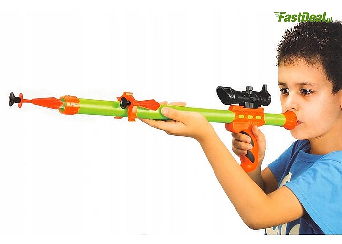Dmuchawka na strzałki to zabawka przeznaczona nie tylko dla małych wojowników
