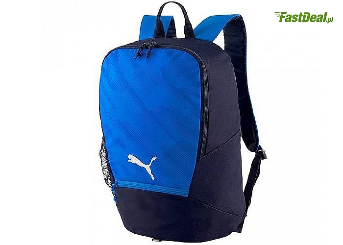 Plecak sportowy Puma ze względu na opływową formę przyda się zarówno uczniom, jak i piłkarzom
