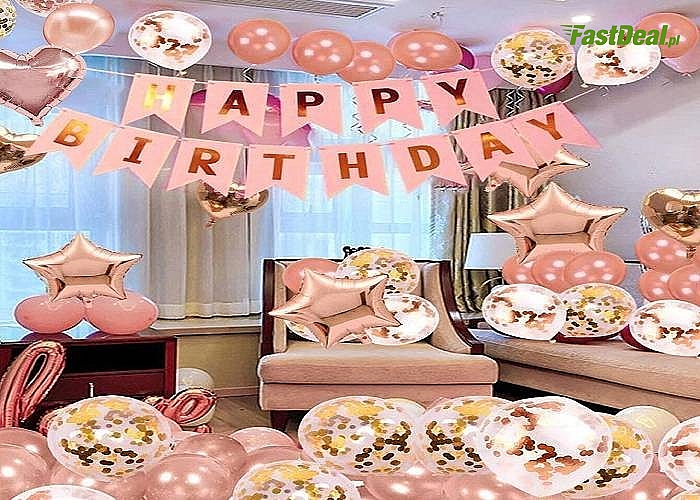 Zestaw dekoracji urodzinowych by ten ważny dzień celebrować w pięknej oprawie