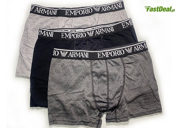 Stylowe i wygodne bawełniane bokserki męskie Emporio Armani