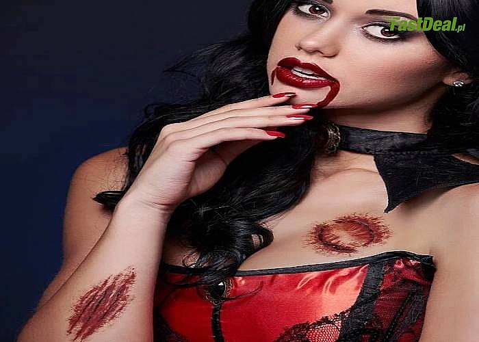 Tatuaże w postaci blizn lub ran dodadzą grozy do Twojego kostiumu na Halloween