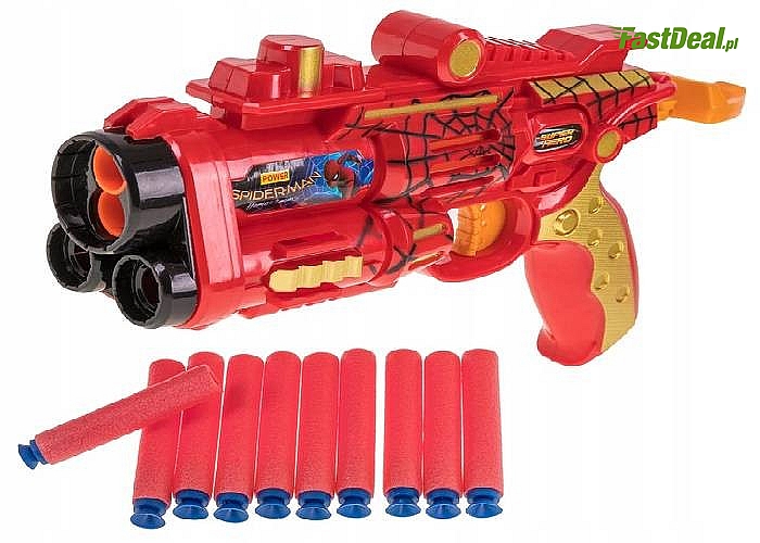 Wyrzutnia strzałek super zabawka dla małych i dużych