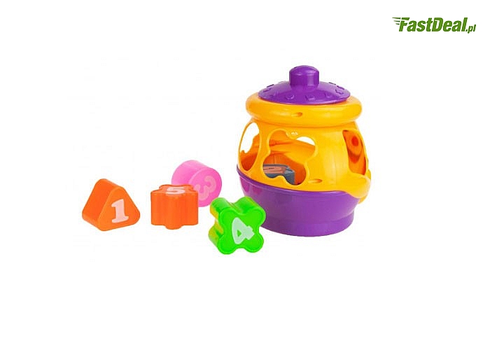 Sorter- zabawka, która łączy najlepsze cechy zabawek manualnych i rozwijających zdolność myślenia.