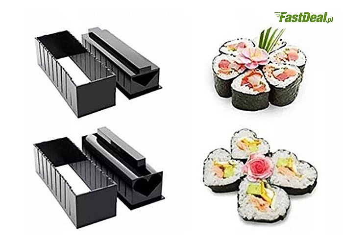 Zestaw 10 foremek do sushi! Przygotuj te pyszne danie we własnym domu!