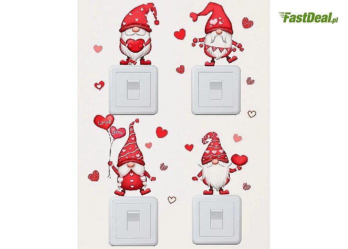 Zakochane skrzaty na Twoich ścianach! Walentynkowe naklejki dla każdego!
